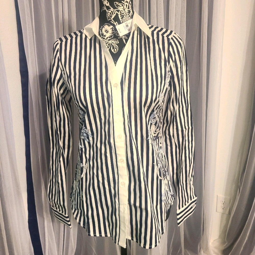 NY&C Pin Striped Blouse